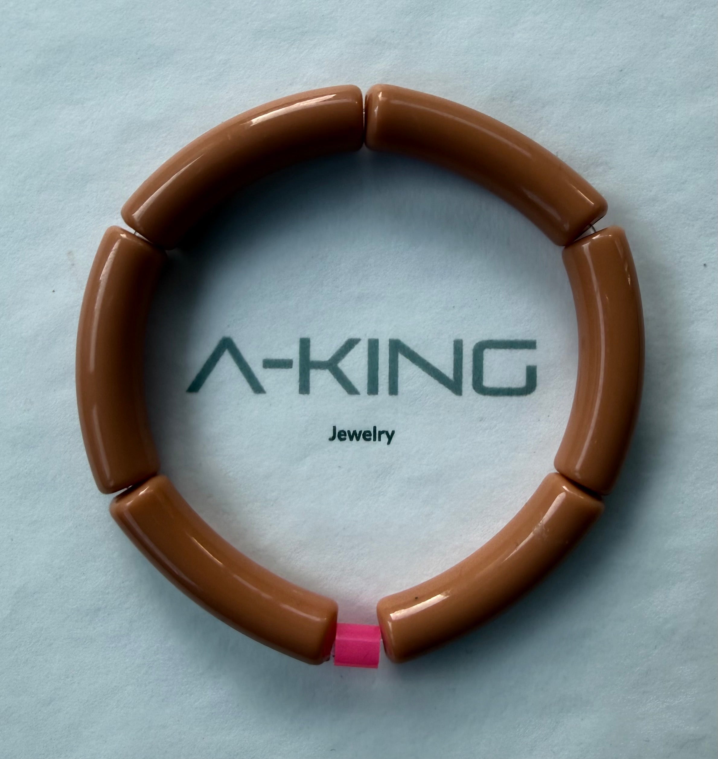 Acryl-Armband Color (beige dunkel)