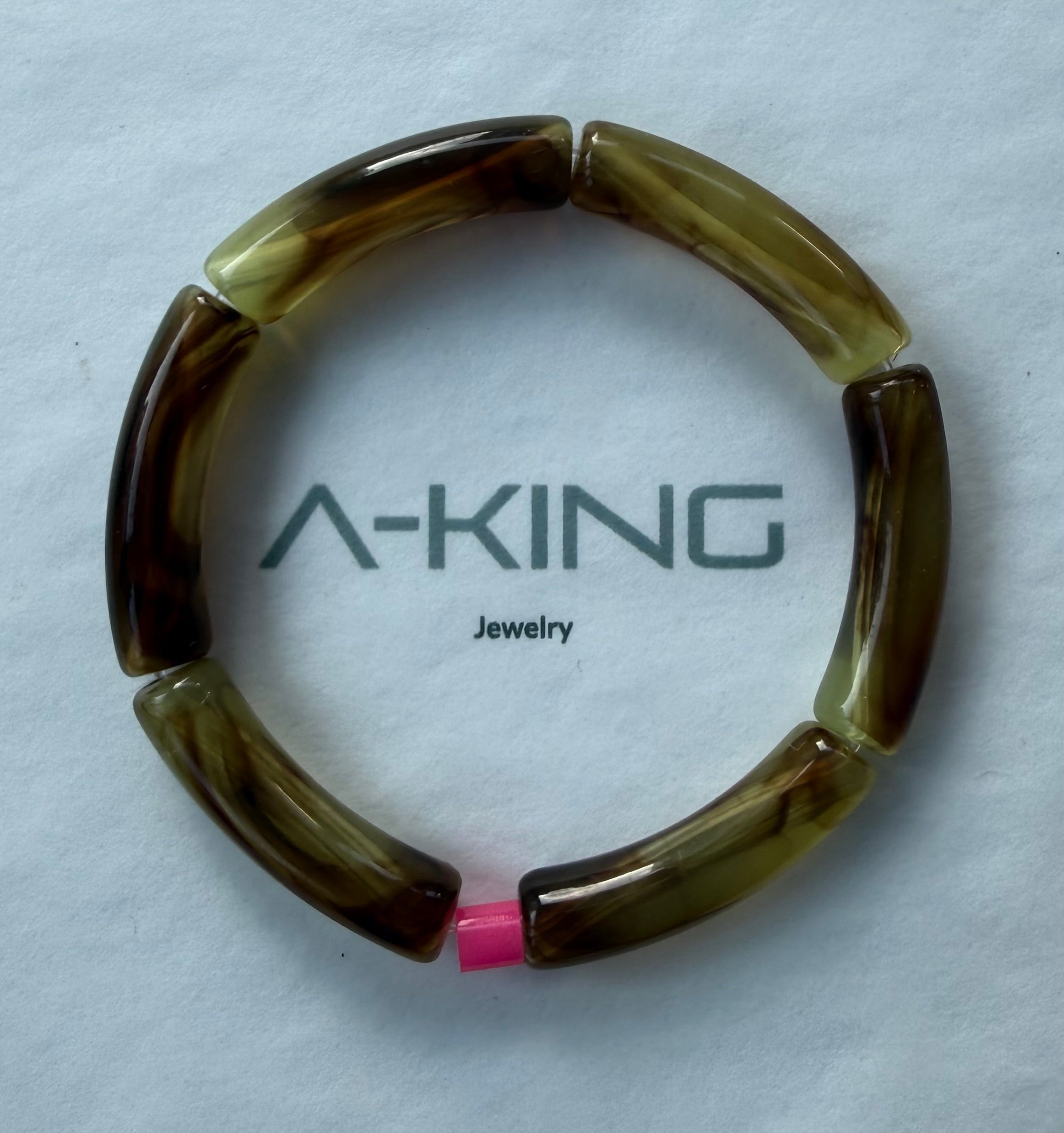 Acryl-Armband Mamor (horn)