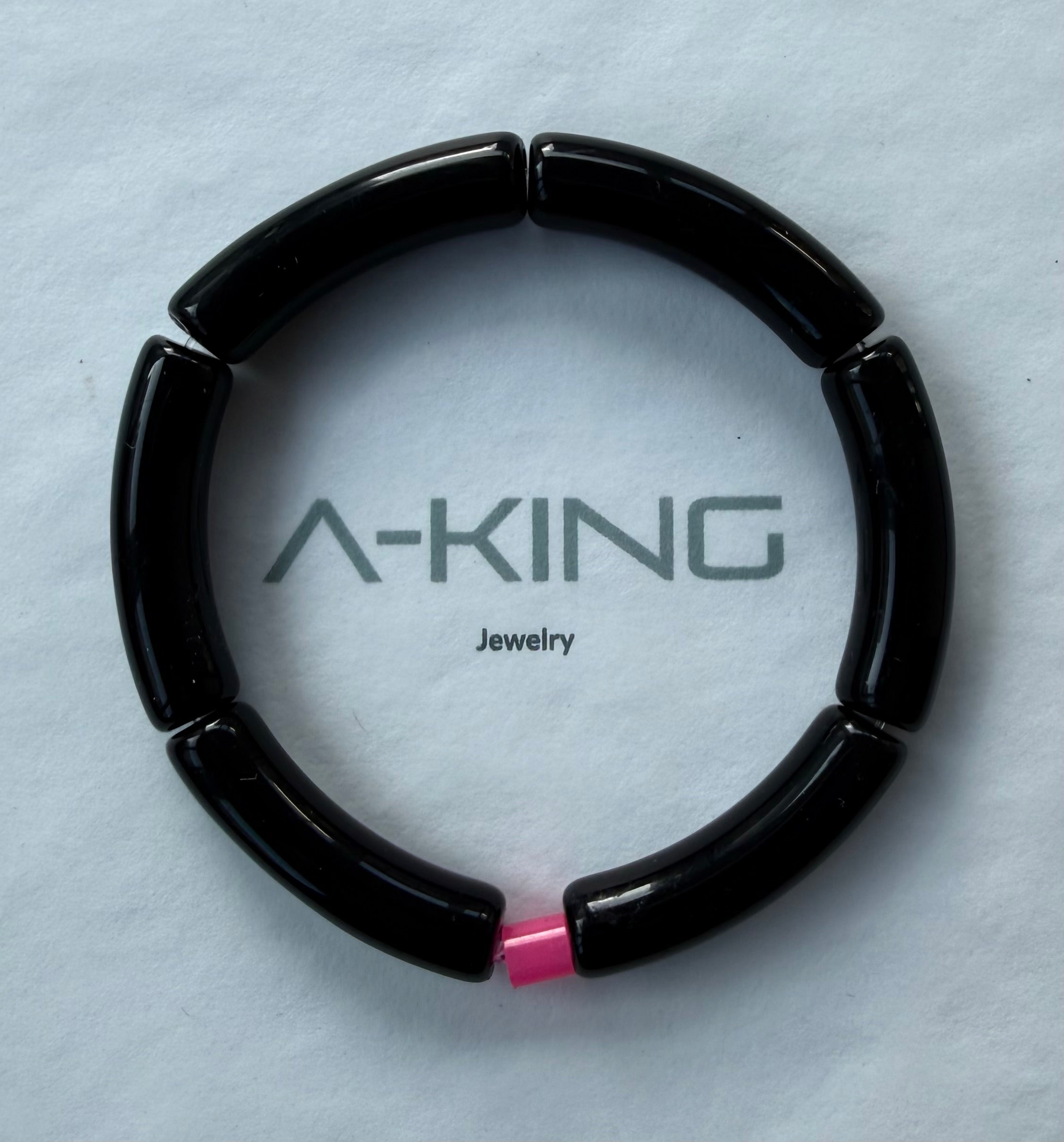 Acryl-Armband Color ( schwarz)