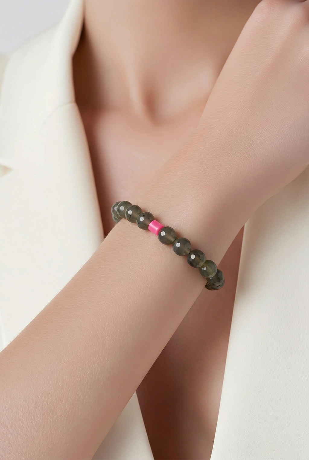 Perlen-Armband (bernstein)