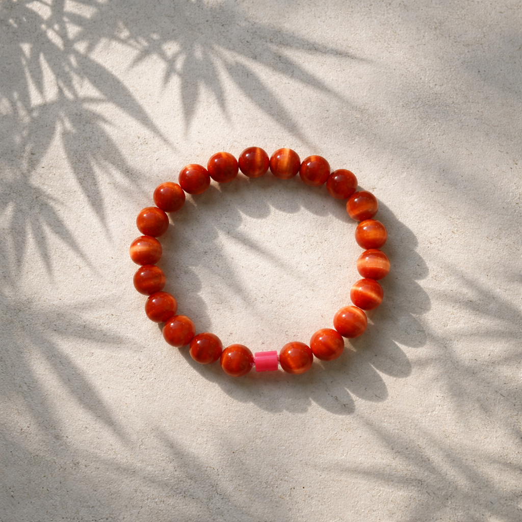 Perlen-Armband (orange)