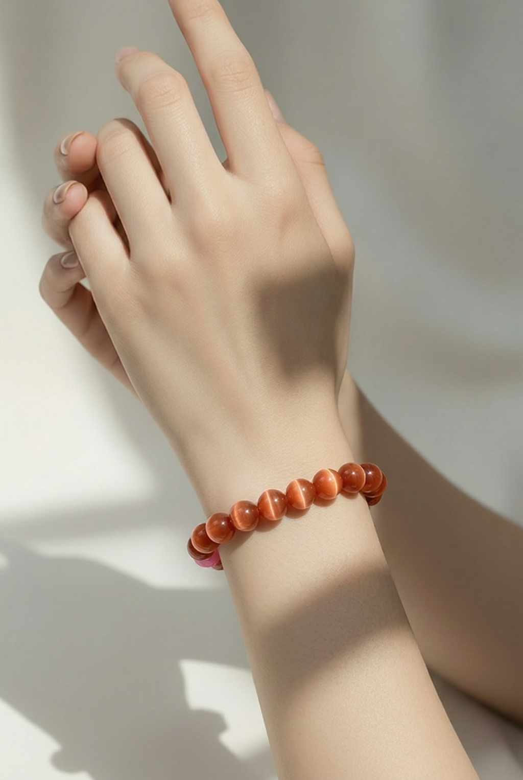 Perlen-Armband (orange)