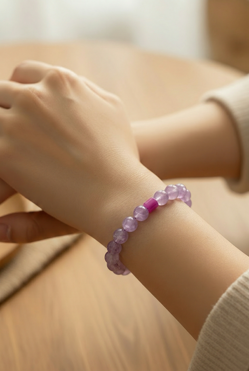 Perlen-Armband (rosa)