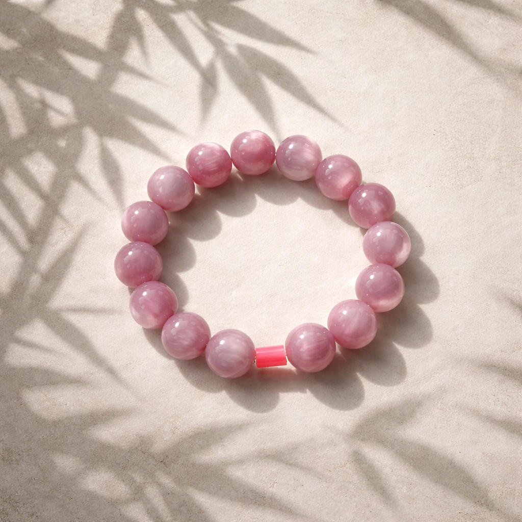 Perlen-Armband (rosa hell)