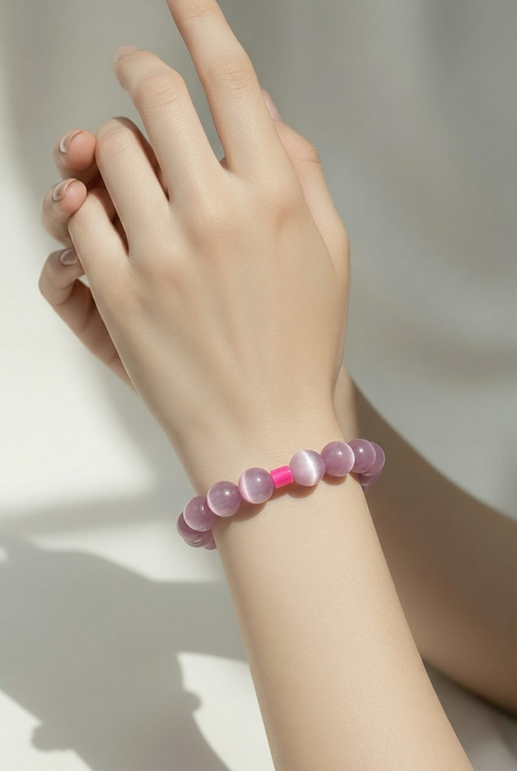 Perlen-Armband (rosa hell)