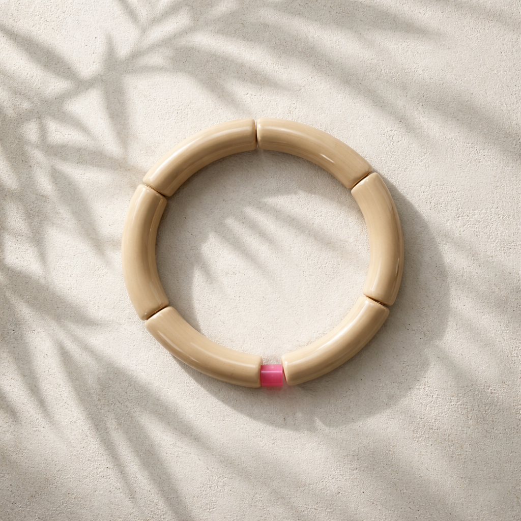 Acryl-Armbänder Color (beige hell)