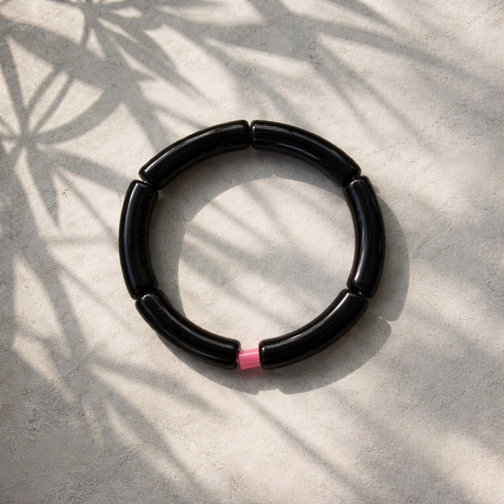 Acryl-Armband Color ( schwarz)