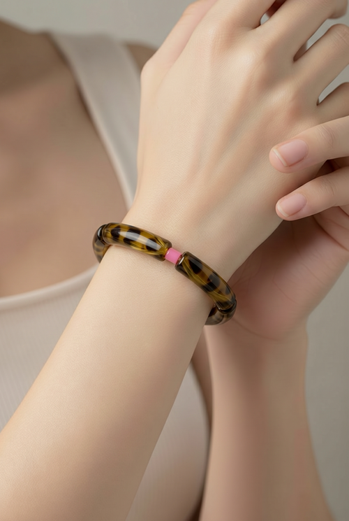 Acryl-Armband Mamor (tiger)