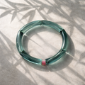 Acryl-Armband transparent (türkis dünn)
