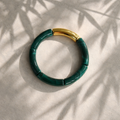 Statement-Bangle (dunkelgrun)