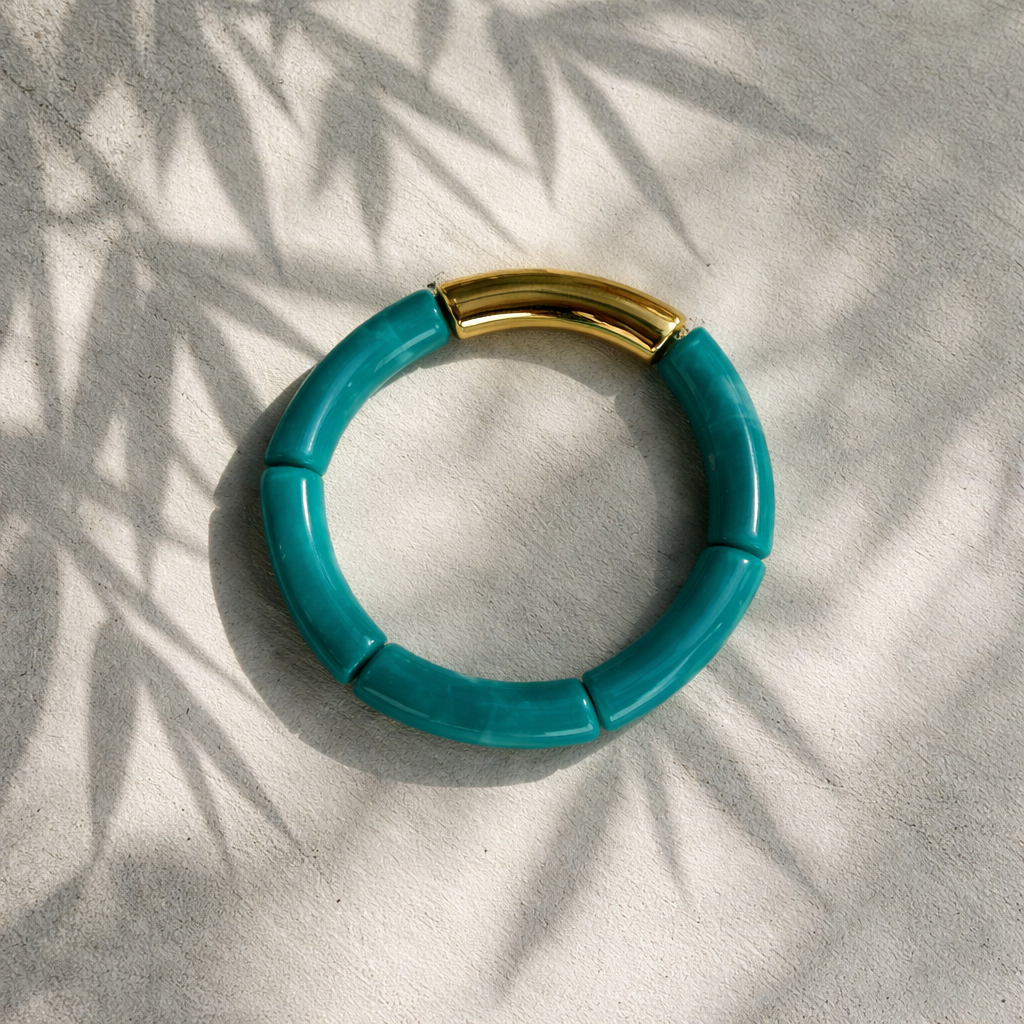 Statement-Bangle (turkis)