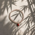 rosa Perlen Armband mit Anhänger