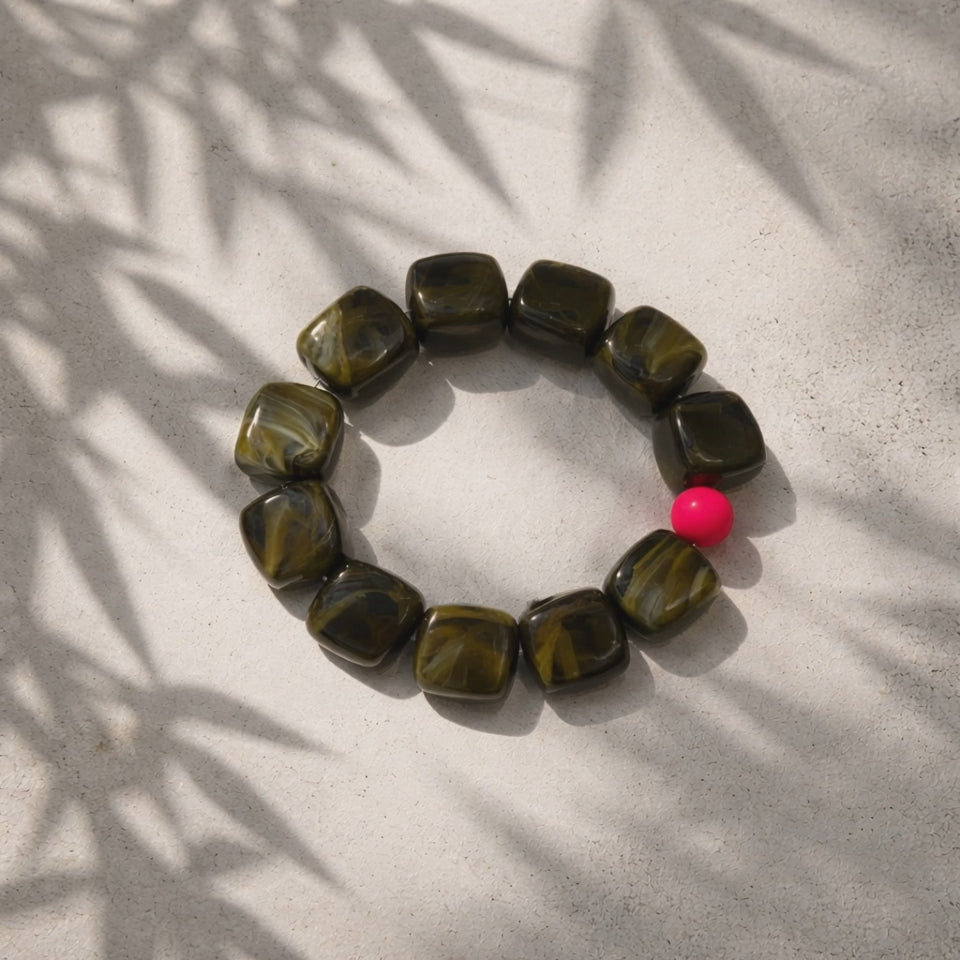 Cube Bracelet (grün)